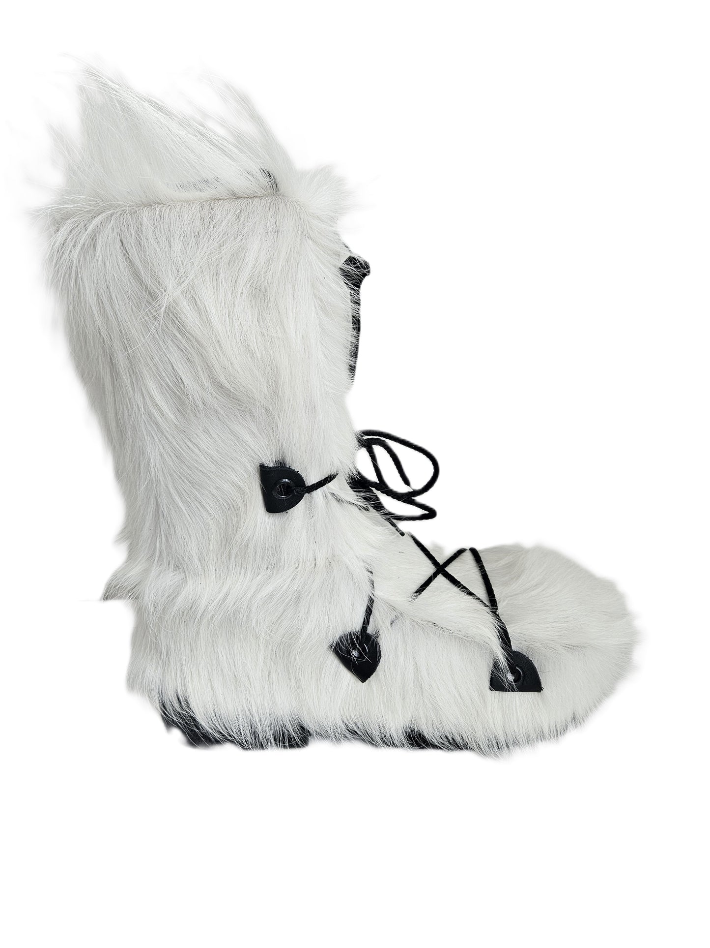 Nakiuk Cow Ivory Front Zipper Women