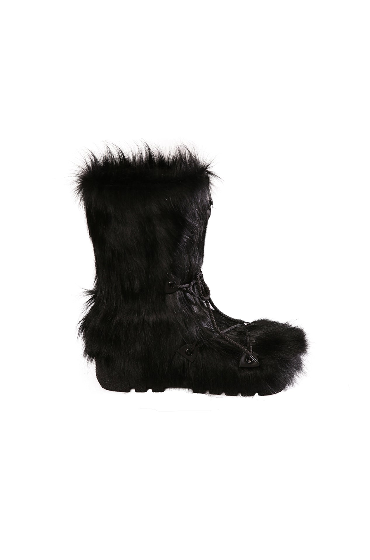 Nakiuk Cow Black Front Zipper Women