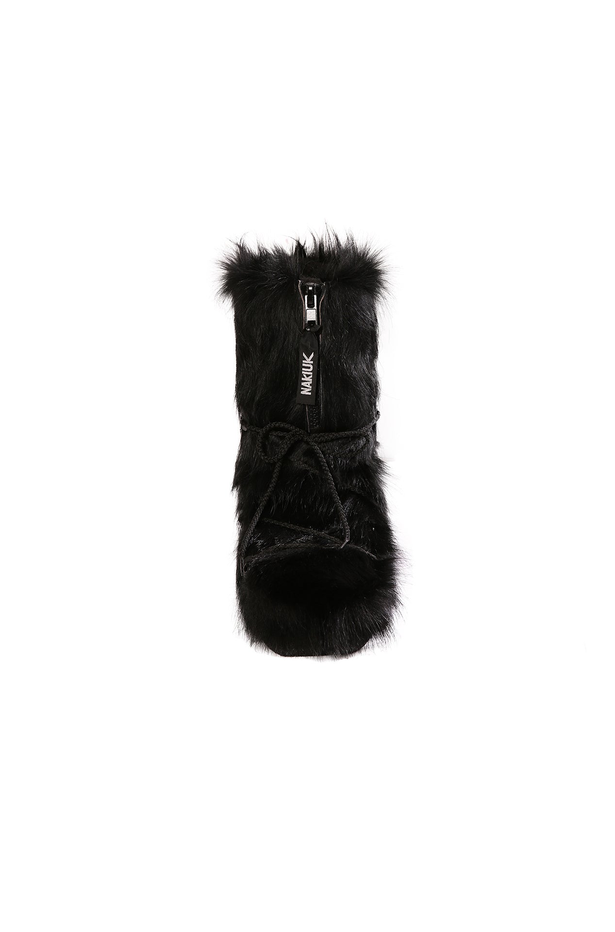 Nakiuk Cow Black Front Zipper Women