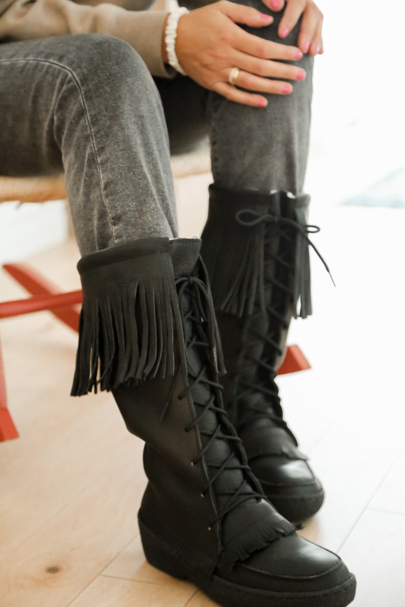 Women's Winter Mukluk with Fringe