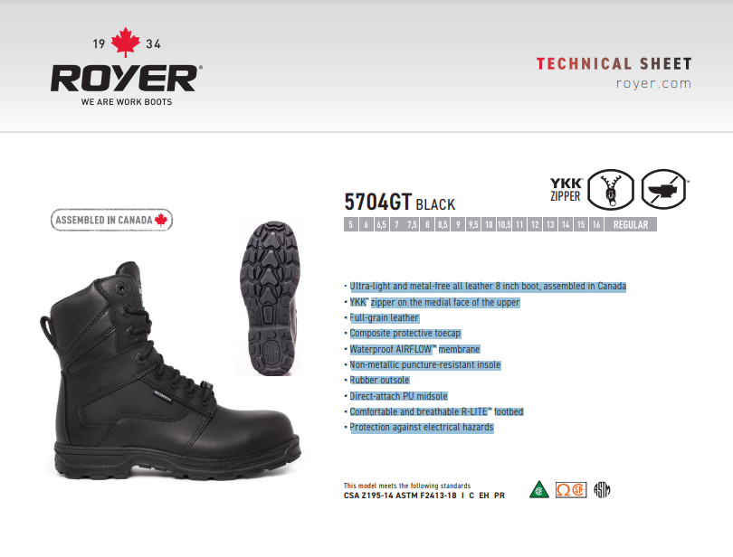 Royer 5704GT AGILITY AIRFLOW