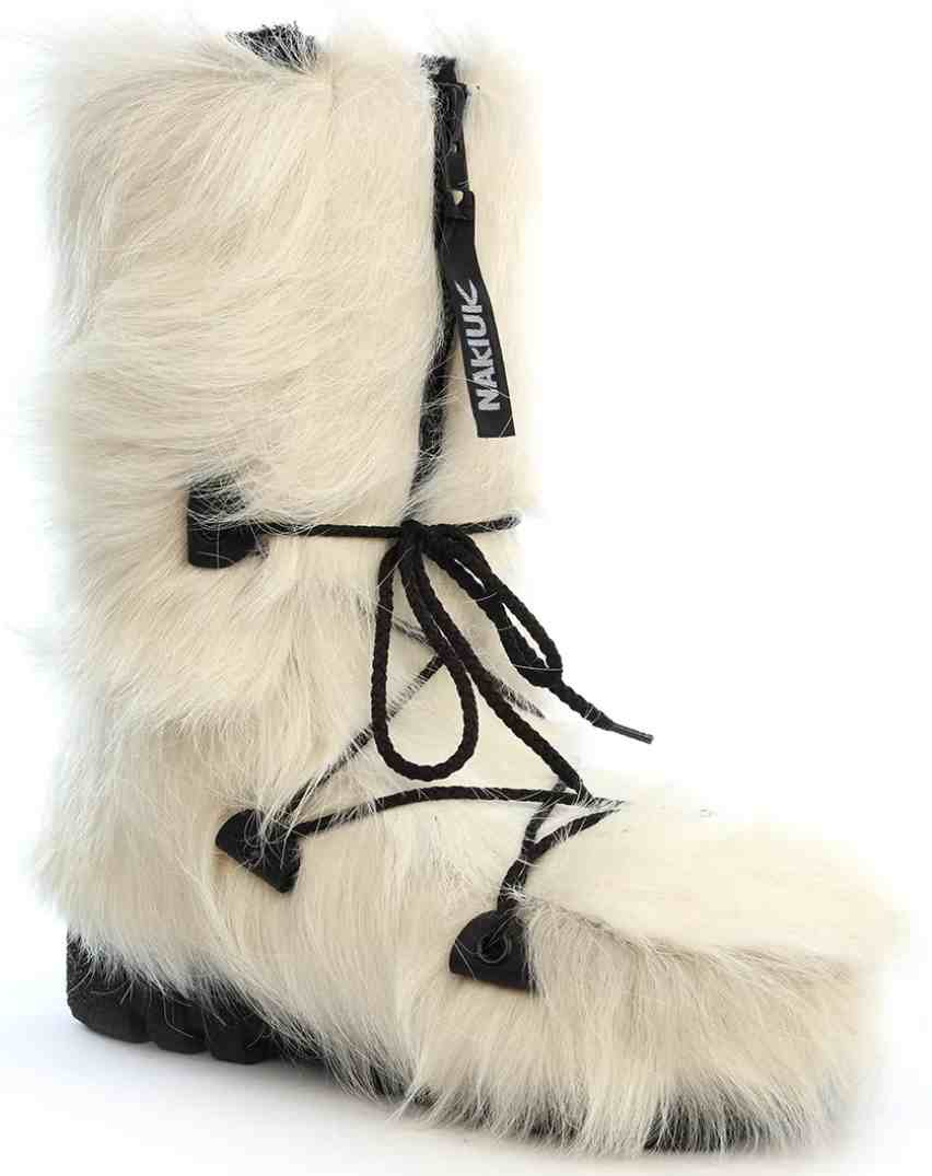 Nakiuk Cow Ivory Front Zipper Women