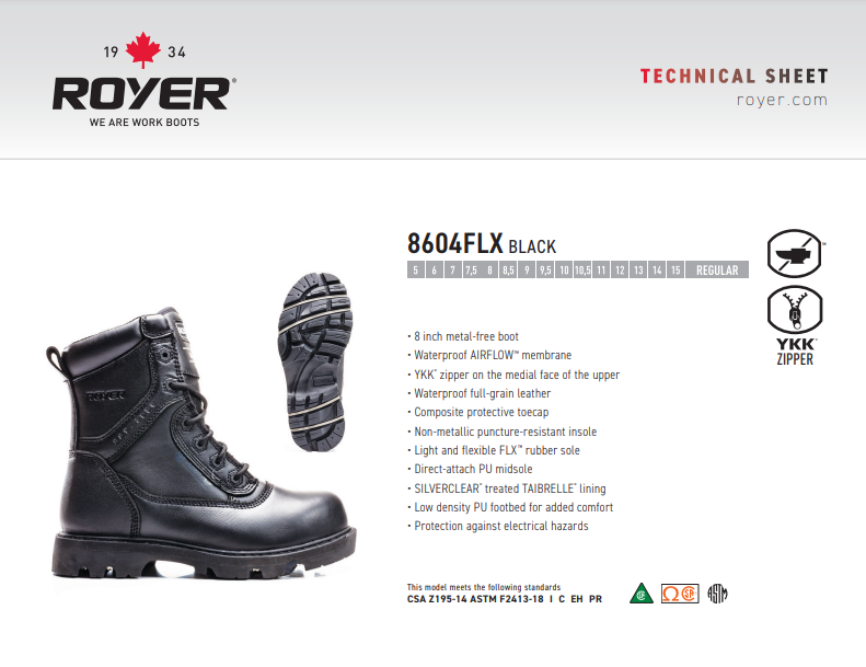 Royer 8604FLX FLX AIRFLOW